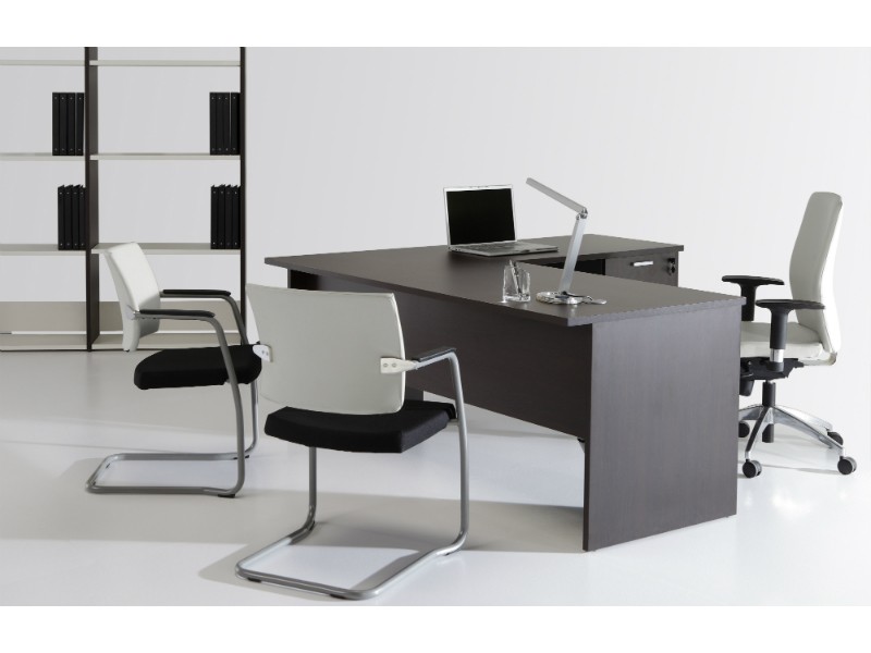 Mesa de oficina de 140 x 80 serie basic, mesas de oficina